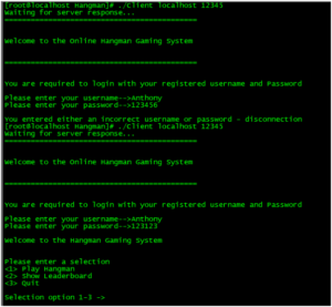 client server hangman 3